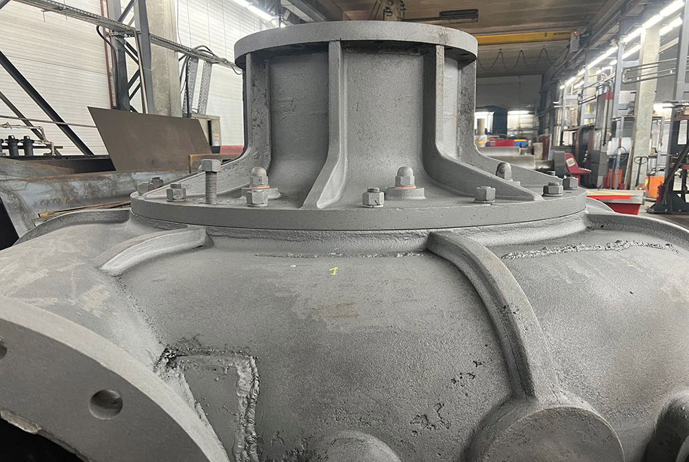 Castolin восстановил чугунную улитку насоса на производственной площадке в Щёлково